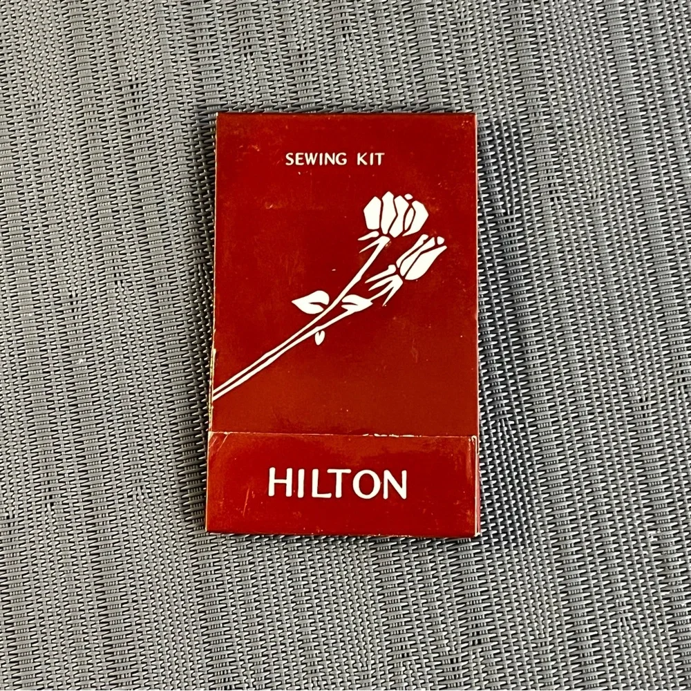 Vintage Set of Hilton Hotel Sewing Kits Unused - Set of 15